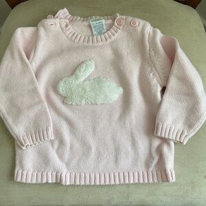 Pink bunny sweater